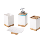 Kurin Bathroom Set  Soap Holder Soap Dispenser Toothbrush Holder Cup