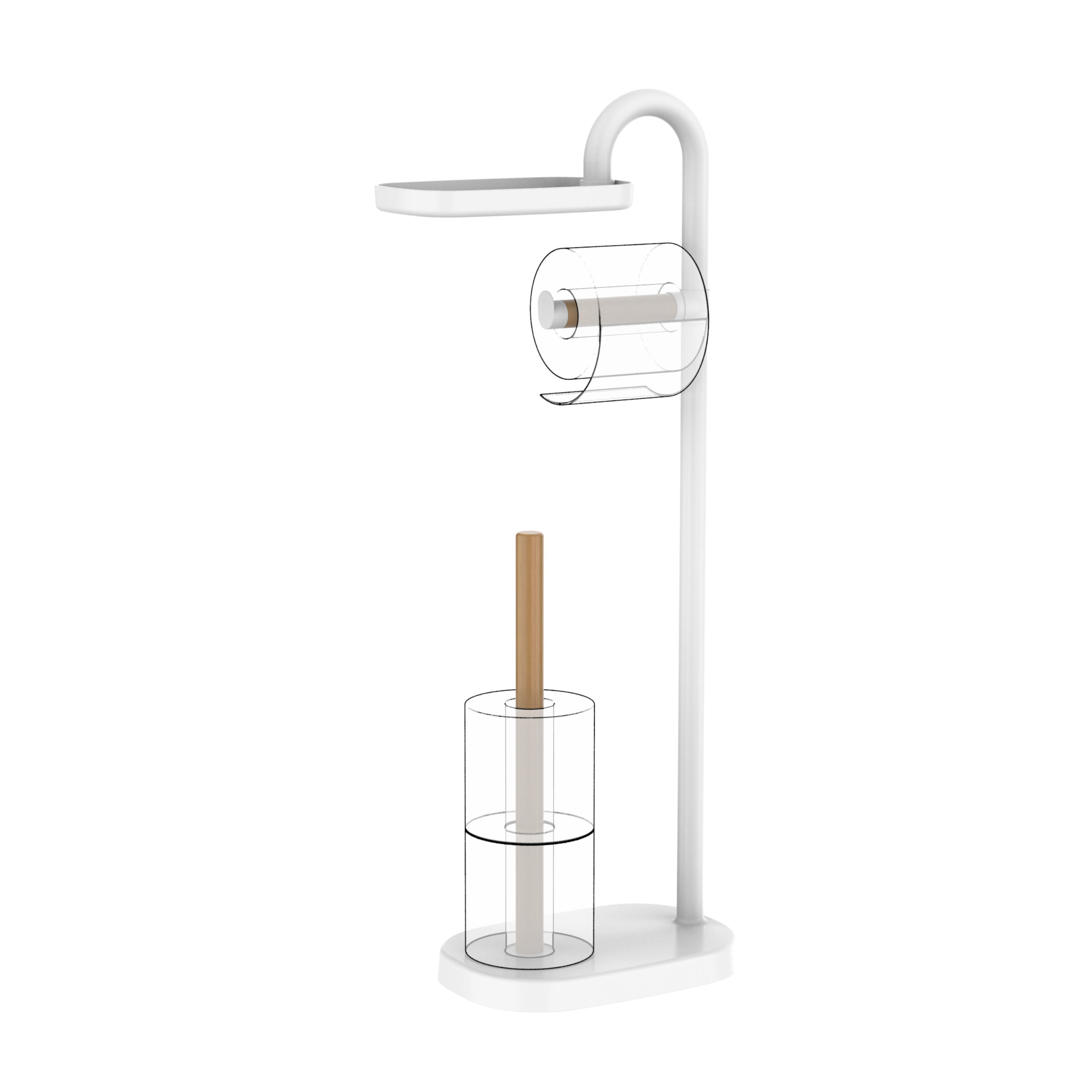 Kurin Tissue & Phone Stand