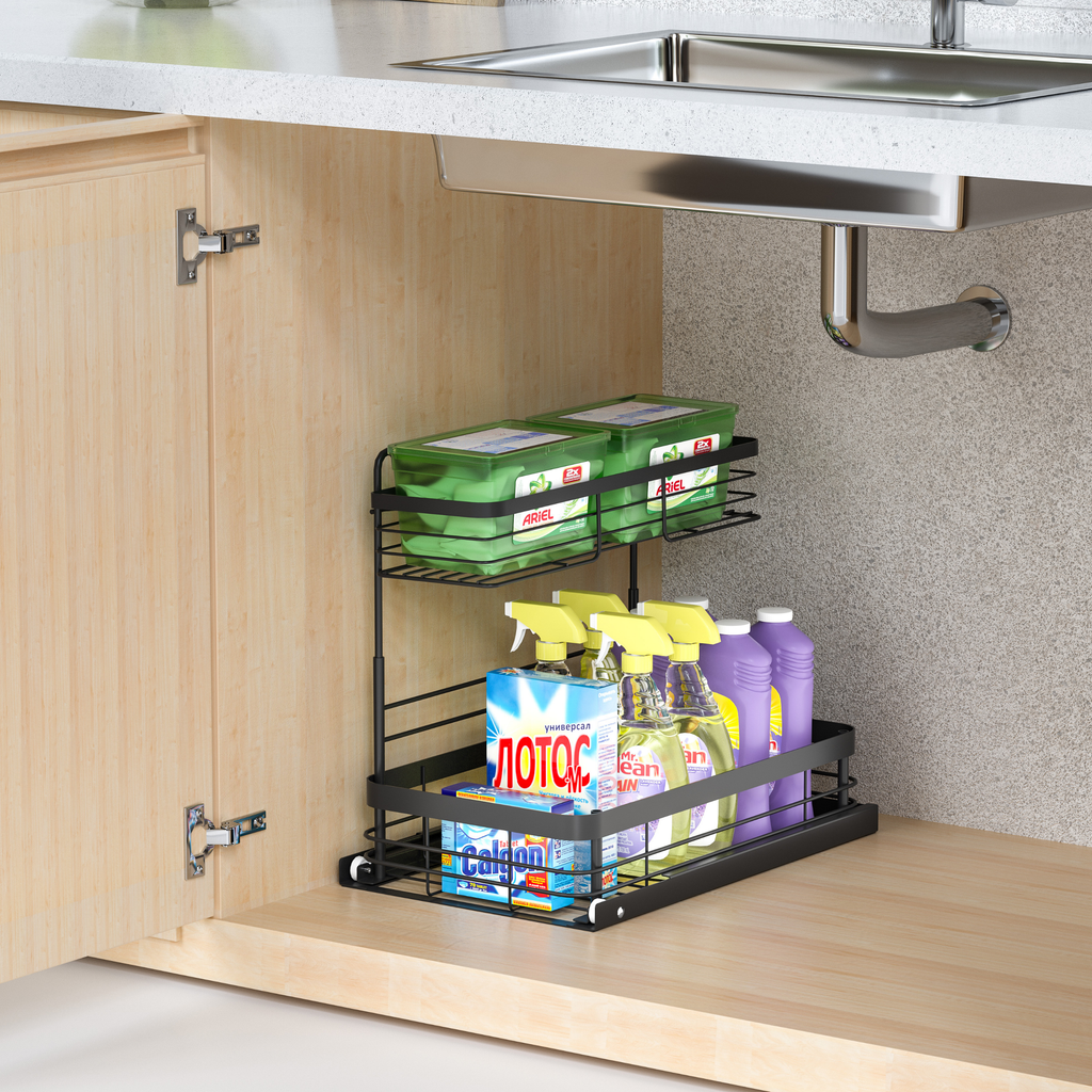 Nachi 2-Tier Undersink Storage Organizer