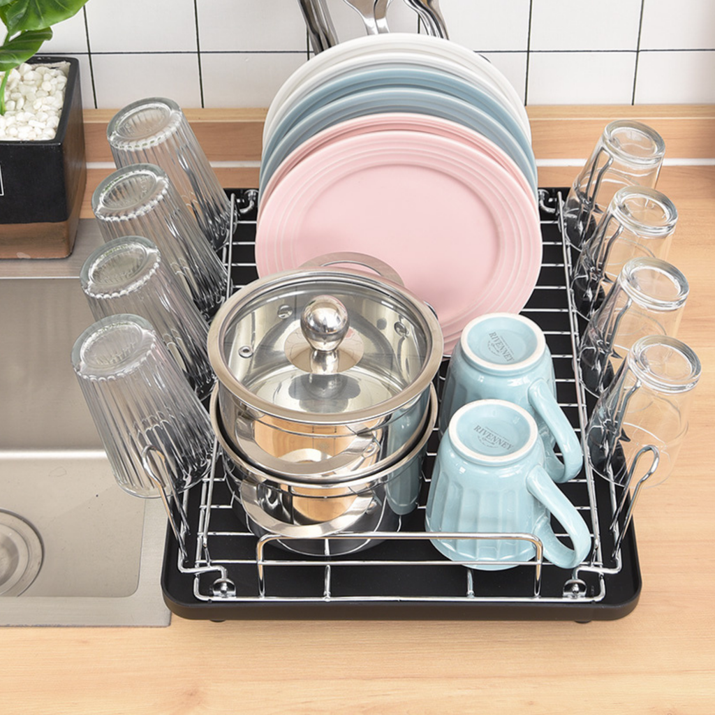 Rogu Multi-Storage Dish Rack with minimalist design