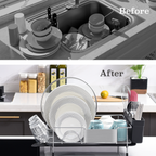 Rogu Stainless Steel Dish Rack with minimalist design