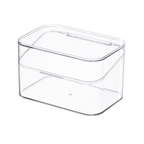 Sachi Clear Cosmetic Organizer Qtip Cotton Pads Storage