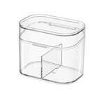 Sachi Clear Cosmetic Organizer Qtip Cotton Pads Storage
