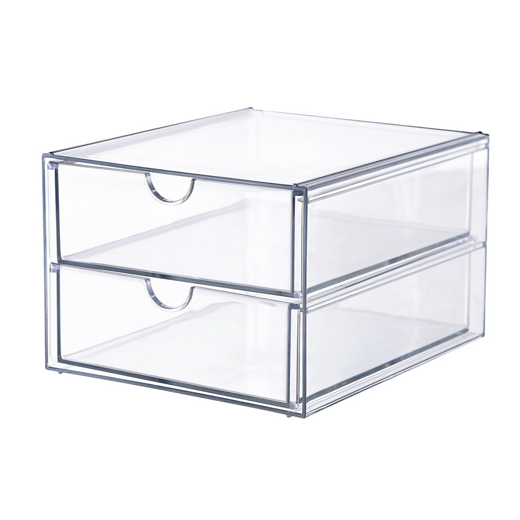 Sachi Clear Drawer Organizer (Horizontal) 2 Slots