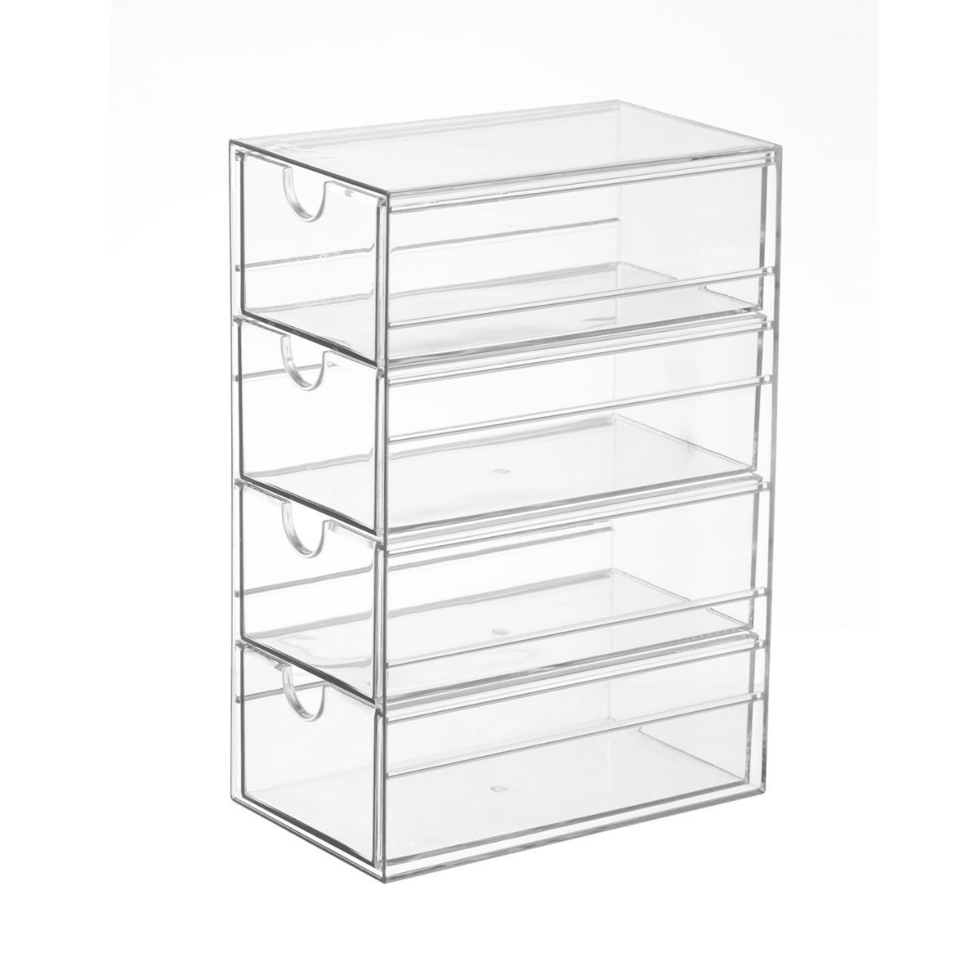 Sachi Clear Drawer Organizer (Vertical) 4 Slots
