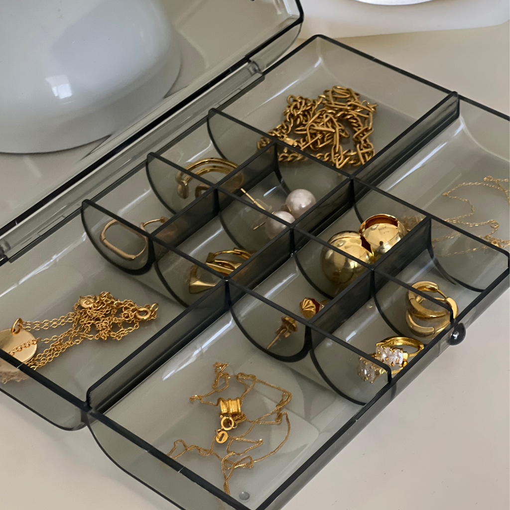Sachi Clear Jewelry Box Organizer