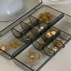 Sachi Clear Jewelry Box Organizer