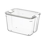 Sachi Clear Storage Bin with Lid