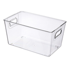 Sachi Clear Storage / Refrigerator / Fridge Bin with handles (Small)
