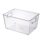 Sachi Clear Storage / Refrigerator / Fridge Bin with handles (Small)