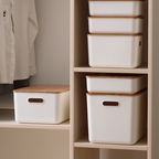 Sachi Storage Container with Wood Lid