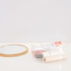 Sachi Stylish Jewelry Organizer with Mirror and Wood Cover