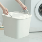 Shiro Bathroom Laundry Basket with Lid