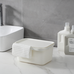 Shiro Bathroom Storage Bin with Lid