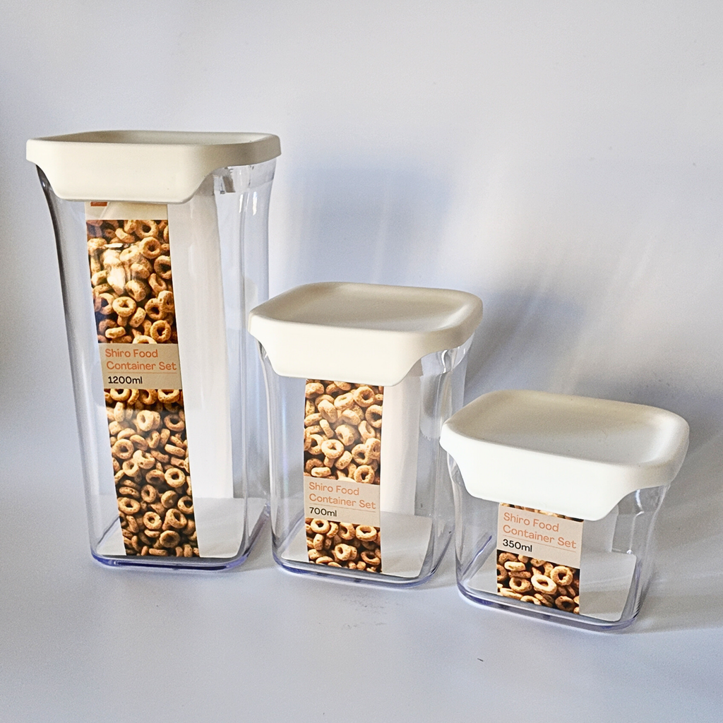 Shiro Food Container Set Square