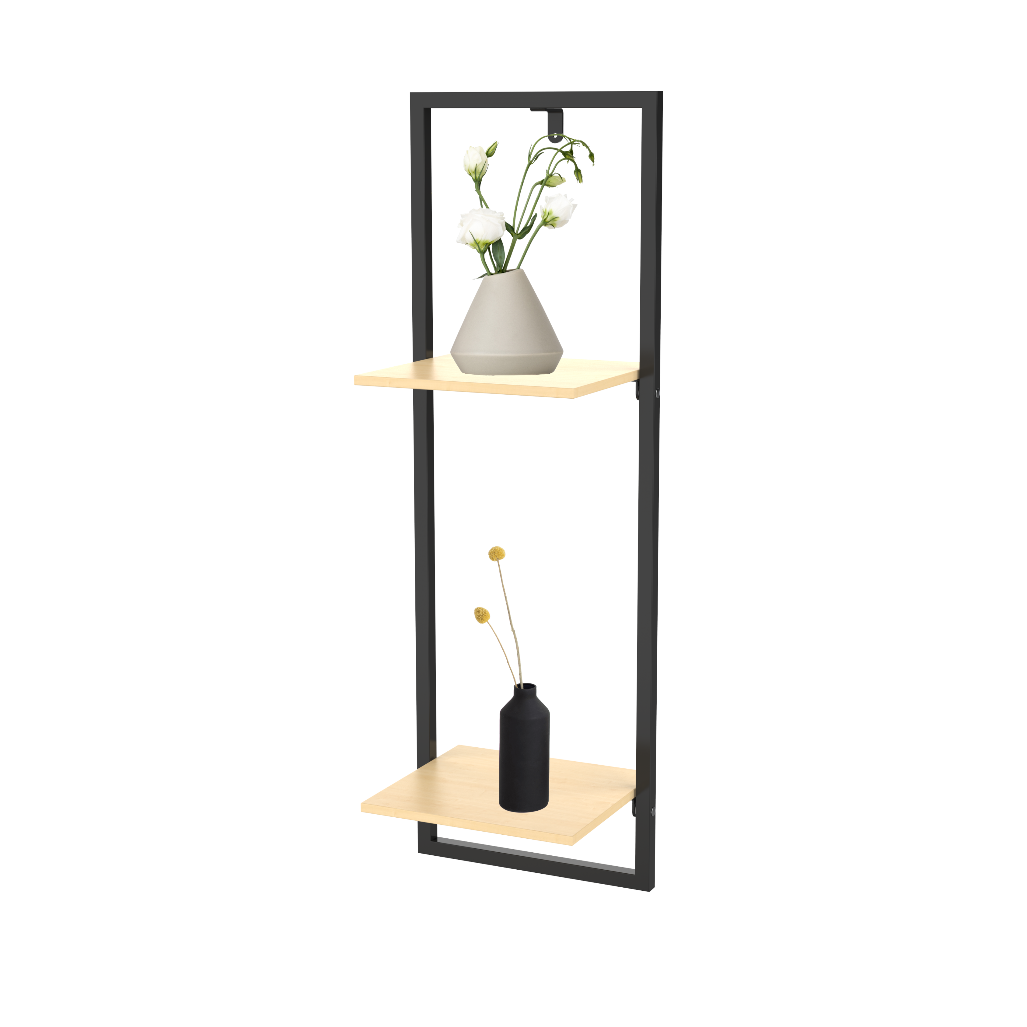 Suki Wall Mounted Storage Organizer Hanging Shelf
