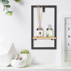 Suko Wall Mounted Storage Organizer Hanging Shelf